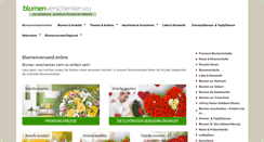 Desktop Screenshot of blumen-verschenken.eu